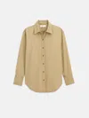 Alex Mill Mercer Shirt In Twill In Nude