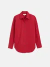 Alex Mill Mercer Shirt In Twill In Red
