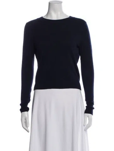 Pre-owned Alex Mill Merino Wool Bateau Neckline Sweater In Blue