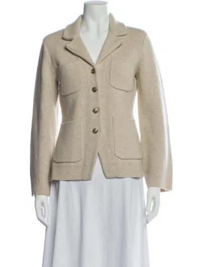 Pre-owned Alex Mill Merino Wool Blazer In Neutral