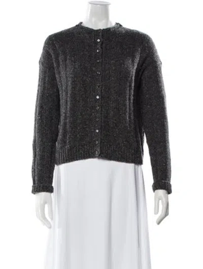 Pre-owned Alex Mill Merino Wool Crew Neck Sweater In Black