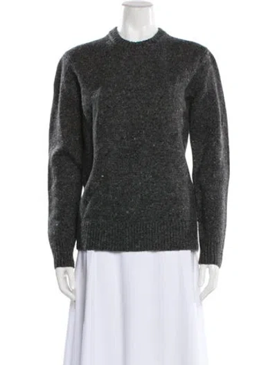 Pre-owned Alex Mill Merino Wool Crew Neck Sweater In Gray