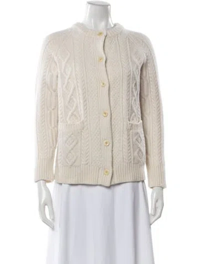 Pre-owned Alex Mill Merino Wool Crew Neck Sweater In Neutral