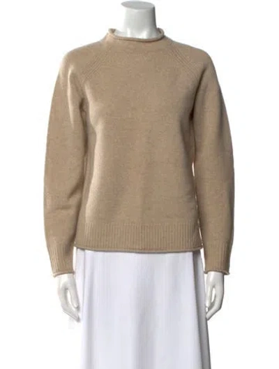 Pre-owned Alex Mill Merino Wool Crew Neck Sweater In Neutral