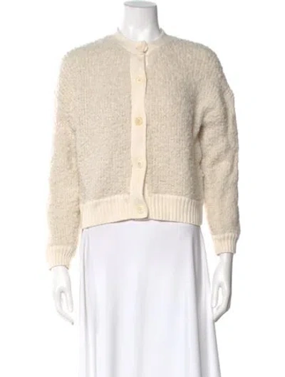 Pre-owned Alex Mill Merino Wool Crew Neck Sweater In Neutral