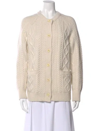 Pre-owned Alex Mill Merino Wool Crew Neck Sweater In Neutral