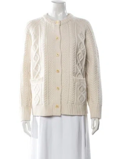 Pre-owned Alex Mill Merino Wool Crew Neck Sweater In Neutral