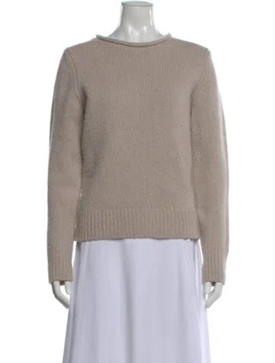 Pre-owned Alex Mill Merino Wool Crew Neck Sweater In Neutral