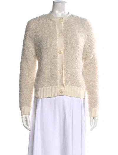 Pre-owned Alex Mill Merino Wool Crew Neck Sweater In Neutral