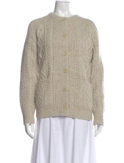 Pre-owned Alex Mill Merino Wool Crew Neck Sweater W/ Tags In Neutral