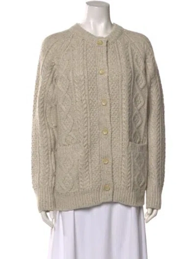 Pre-owned Alex Mill Merino Wool Crew Neck Sweater W/ Tags In Neutral
