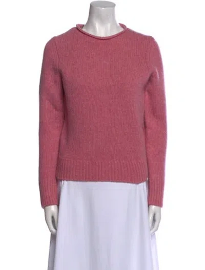 Pre-owned Alex Mill Merino Wool Crew Neck Sweater W/ Tags In Pink