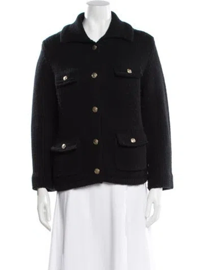 Pre-owned Alex Mill Merino Wool Jacket In Black