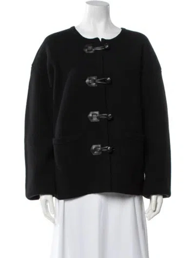 Pre-owned Alex Mill Merino Wool Jacket In Black
