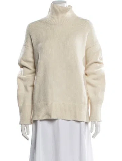Pre-owned Alex Mill Merino Wool Turtleneck Sweater In Neutral