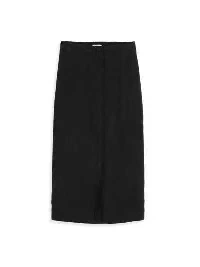 Alex Mill Mia Skirt In Cupro In Black