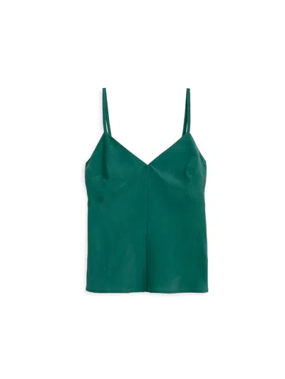 Alex Mill Mia Top In Cupro In Green