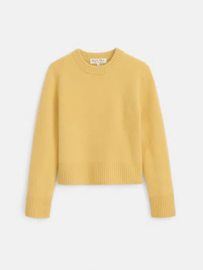 Alex Mill Michelle Crewneck Sweater In Cashmere In Acacia