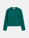 Alex Mill Michelle Crewneck Sweater In Cashmere In Kelly Green