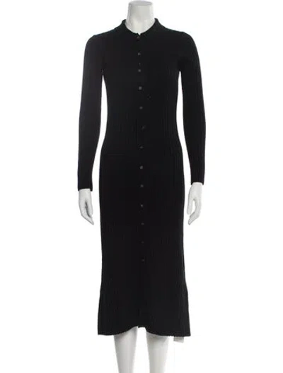 Pre-owned Alex Mill Midi Length Dress In Black
