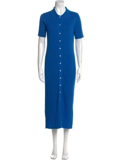 Pre-owned Alex Mill Midi Length Dress In Blue
