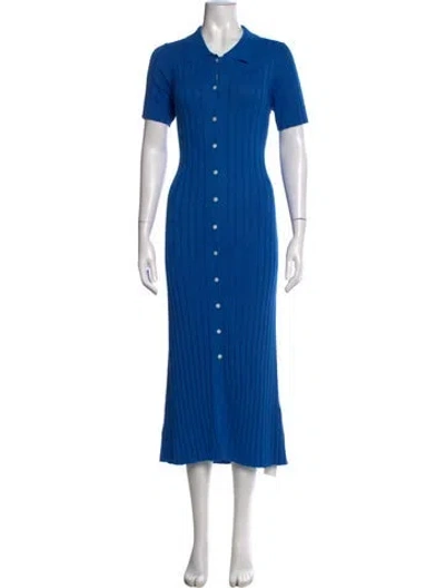 Pre-owned Alex Mill Midi Length Dress In Blue