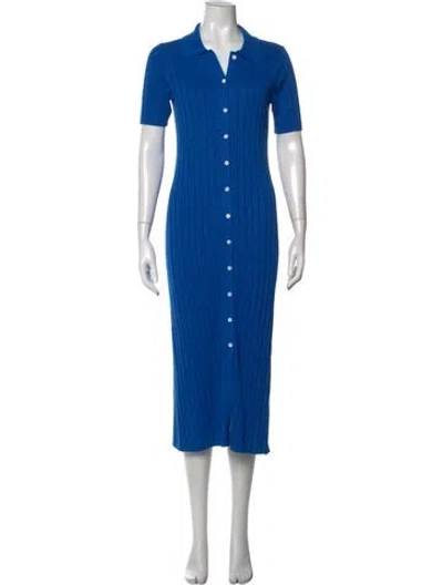 Pre-owned Alex Mill Midi Length Dress In Blue