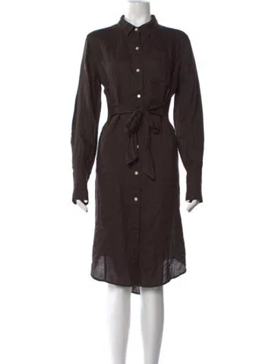 Pre-owned Alex Mill Midi Length Dress In Brown
