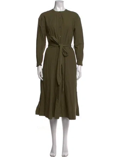 Pre-owned Alex Mill Midi Length Dress In Green