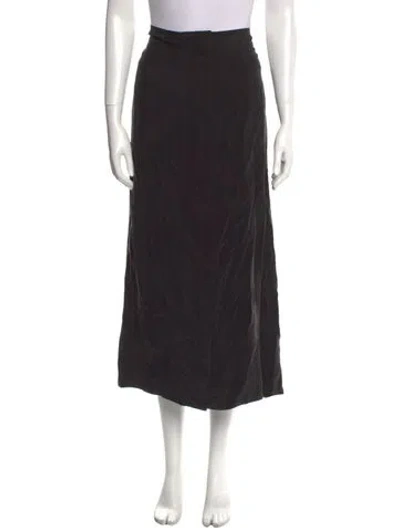 Pre-owned Alex Mill Midi Length Skirt In Black