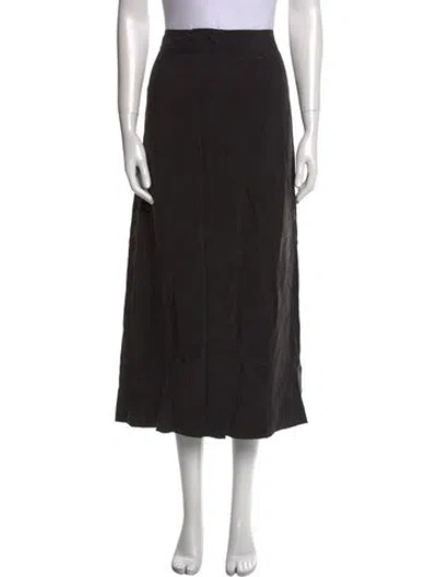 Pre-owned Alex Mill Midi Length Skirt In Black