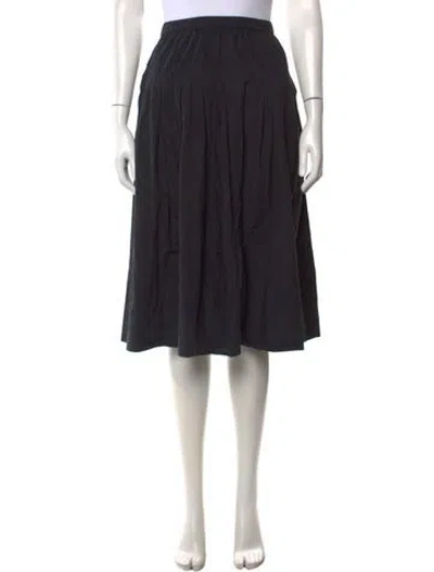 Pre-owned Alex Mill Midi Length Skirt In Black