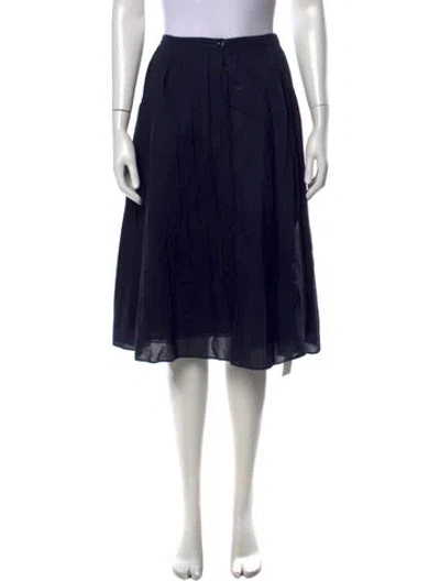 Pre-owned Alex Mill Midi Length Skirt In Blue