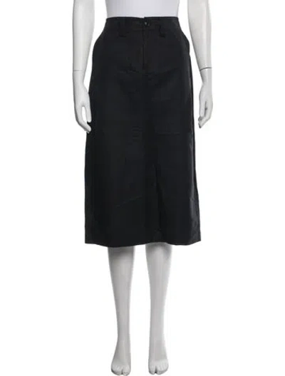 Pre-owned Alex Mill Midi Length Skirt In Blue