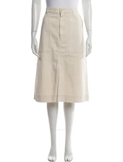 Pre-owned Alex Mill Midi Length Skirt In Brown