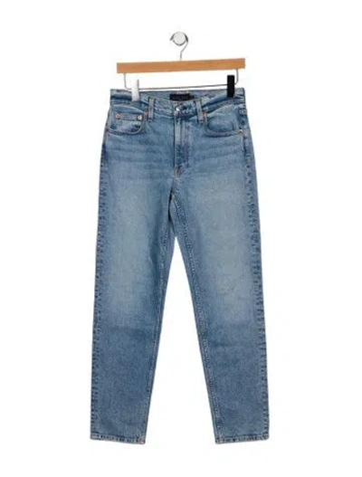 Pre-owned Alex Mill Mid-rise Skinny Leg Jeans In Blue