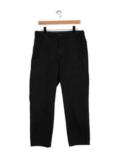 Pre-owned Alex Mill Mid-rise Straight Leg Jeans In Black/blue