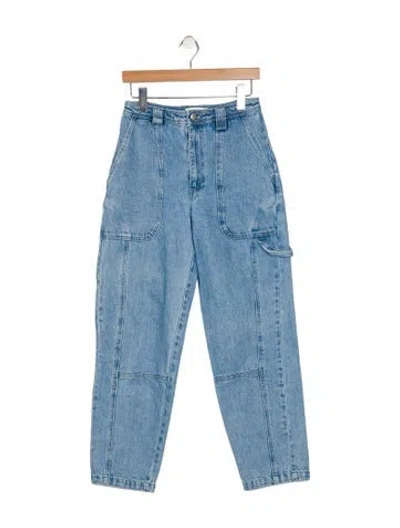 Pre-owned Alex Mill Mid-rise Straight Leg Jeans In Blue