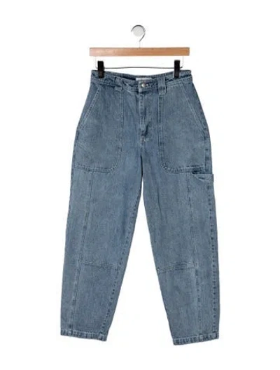 Pre-owned Alex Mill Mid-rise Straight Leg Jeans In Blue