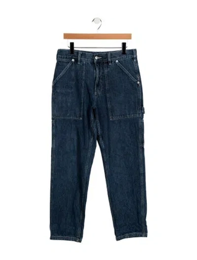 Pre-owned Alex Mill Mid-rise Straight Leg Jeans In Blue