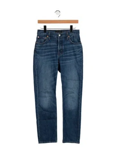 Pre-owned Alex Mill Mid-rise Straight Leg Jeans In Blue