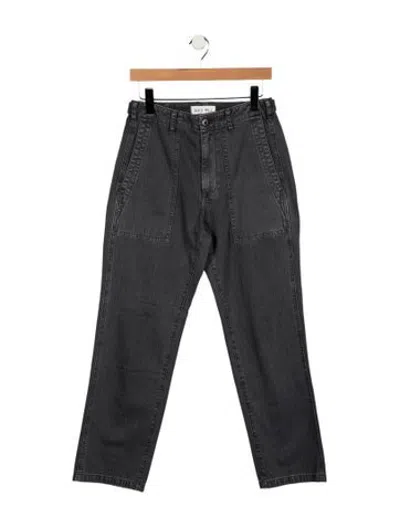Pre-owned Alex Mill Mid-rise Straight Leg Jeans In Grey
