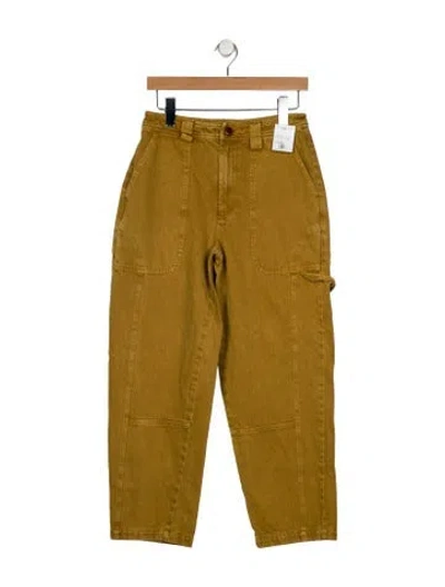 Pre-owned Alex Mill Mid-rise Straight Leg Jeans W/ Tags In Brown