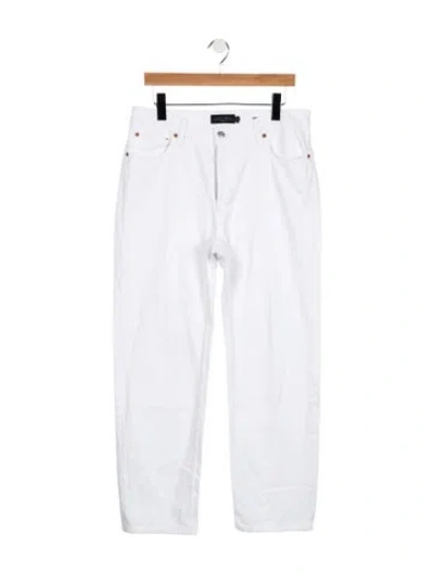 Pre-owned Alex Mill Mid-rise Straight Leg Jeans W/ Tags In White