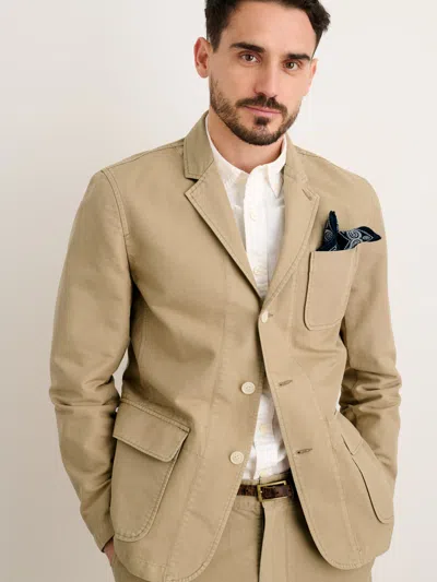 Alex Mill Mill Blazer In Vintage Twill In Vintage Khaki