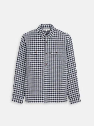Alex Mill Mill Double Gauze Shirt In Cotton Plaid In Blue