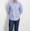 Alex Mill Mill Mixed Stripe Shirt In Blue