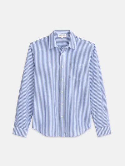 Alex Mill Mill Shirt In Bi Stripe In Blue/white