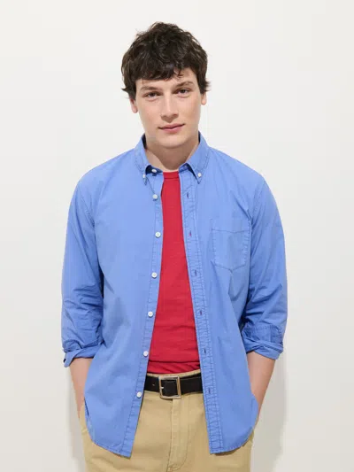 Alex Mill Mill Shirt In Cotton Poplin In Blue