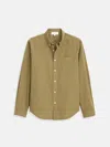 Alex Mill Mill Shirt In Cotton Poplin In Green